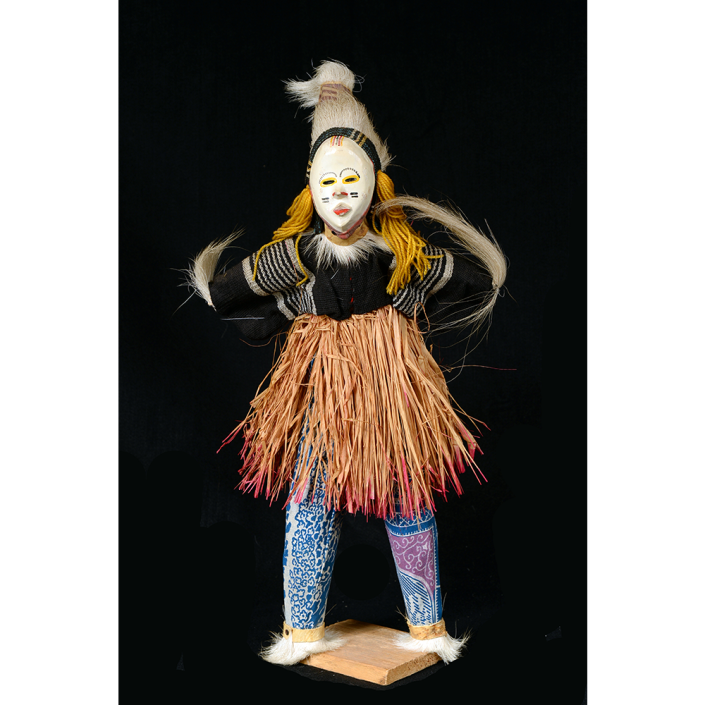 Africa - Cote dIvoire - Guro Zaouli Doll