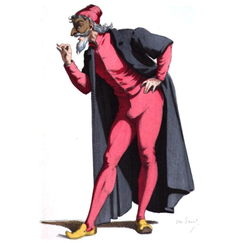 Commedia Dell Arte Pantalone Second Face