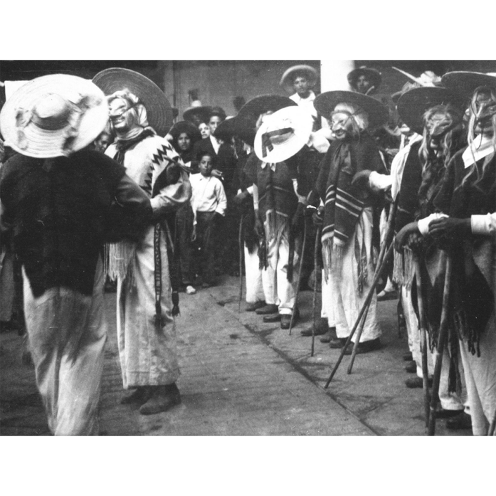 Latin America - Mexico (Michoacan) - Danza de los Viejitos in Patzcuaro 1935 by Donald Cordry