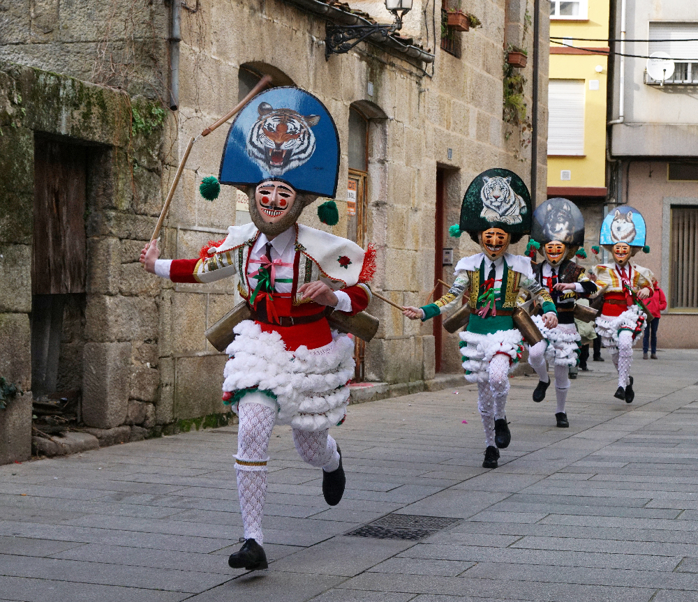 Verin-spain,4-February-2018 Carnival Verin in Galicia Spain one of the most  ancient in the world Stock Photo - Alamy